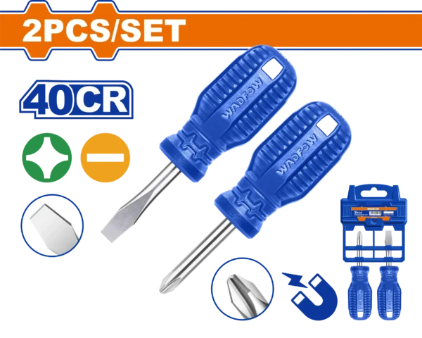 JUEGO DESTOR/TOROMBOLO AZUL 1/4"X 1.1/2" BLISTER 2 PCS ESTRE/PLANO WADFOW