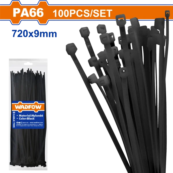 AMARRA PLASTICA NEGRA 720X9MM WADFOW