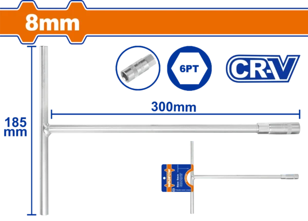 LLAVE EN T 8MM WADFOW