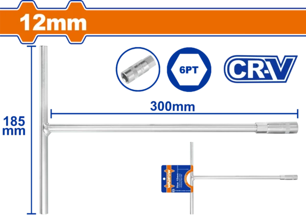 LLAVE EN T 12 MM WADFOW