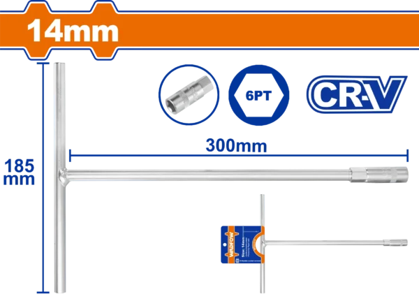 LLAVE EN T 14 MM WADFOW
