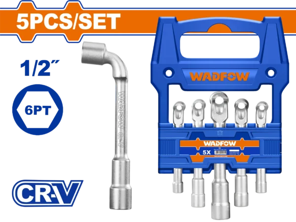 JUEGO DE LLAVES ANGULARES 5 PIEZAS 8,10,12,13,14 WADFOW