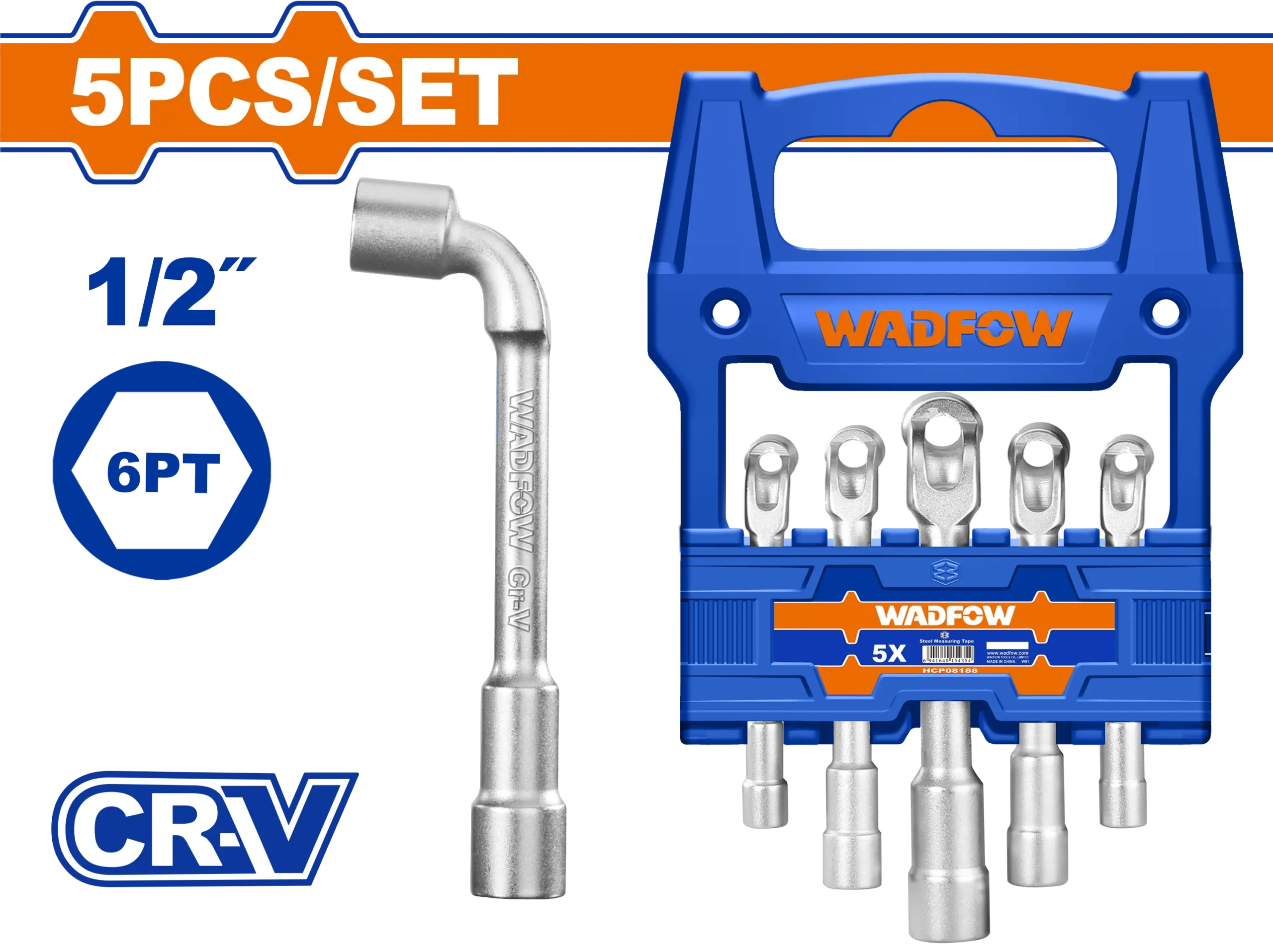 JUEGO DE LLAVES ANGULARES 5 PIEZAS 8,10,12,13,14 WADFOW