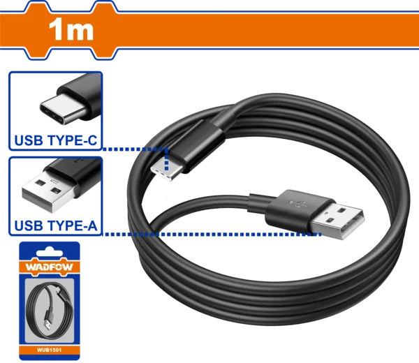 CABLE USB TIPO A-C 1M WADFOW