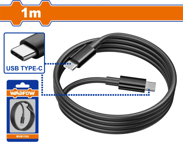 CABLE USB TIPO C-C 1M WADFOW