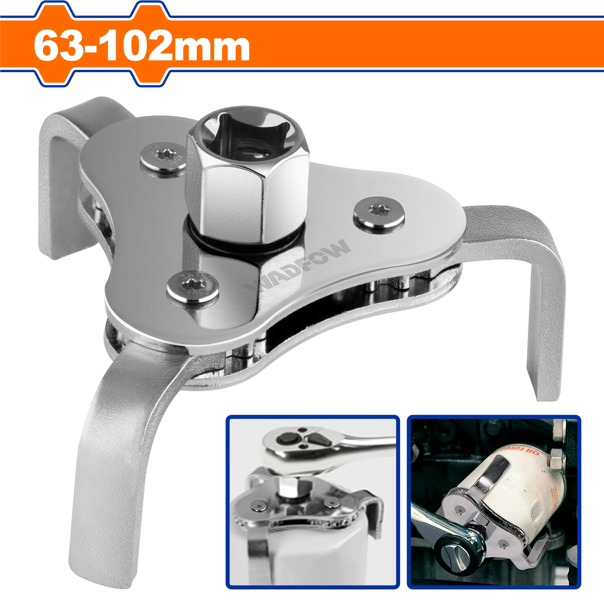 LLAVE PARA FILTRO DE ACEITE 63-102MM WADFOW