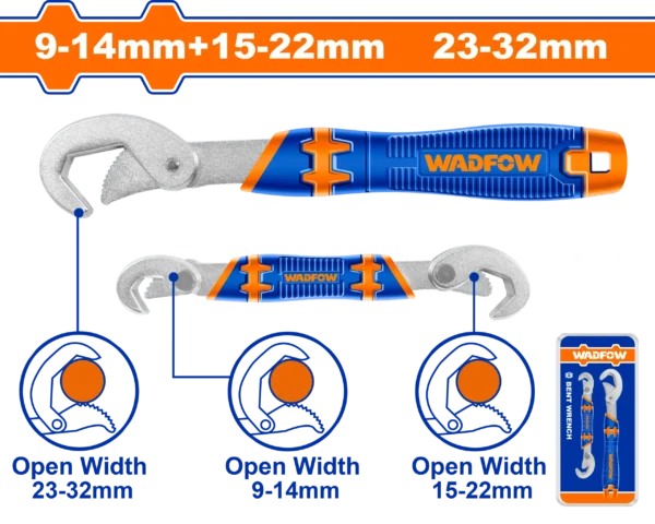 LLAVE UNIVERSAL DE 9-14MM+15-22MM 23-32MM WADFOW