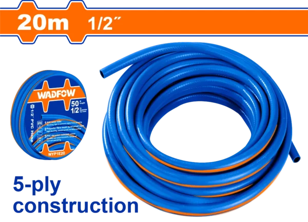MANGUERA DE PVC 20Mx1/2" WADFOW